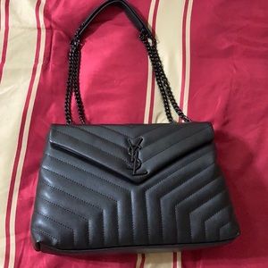 Black back leather